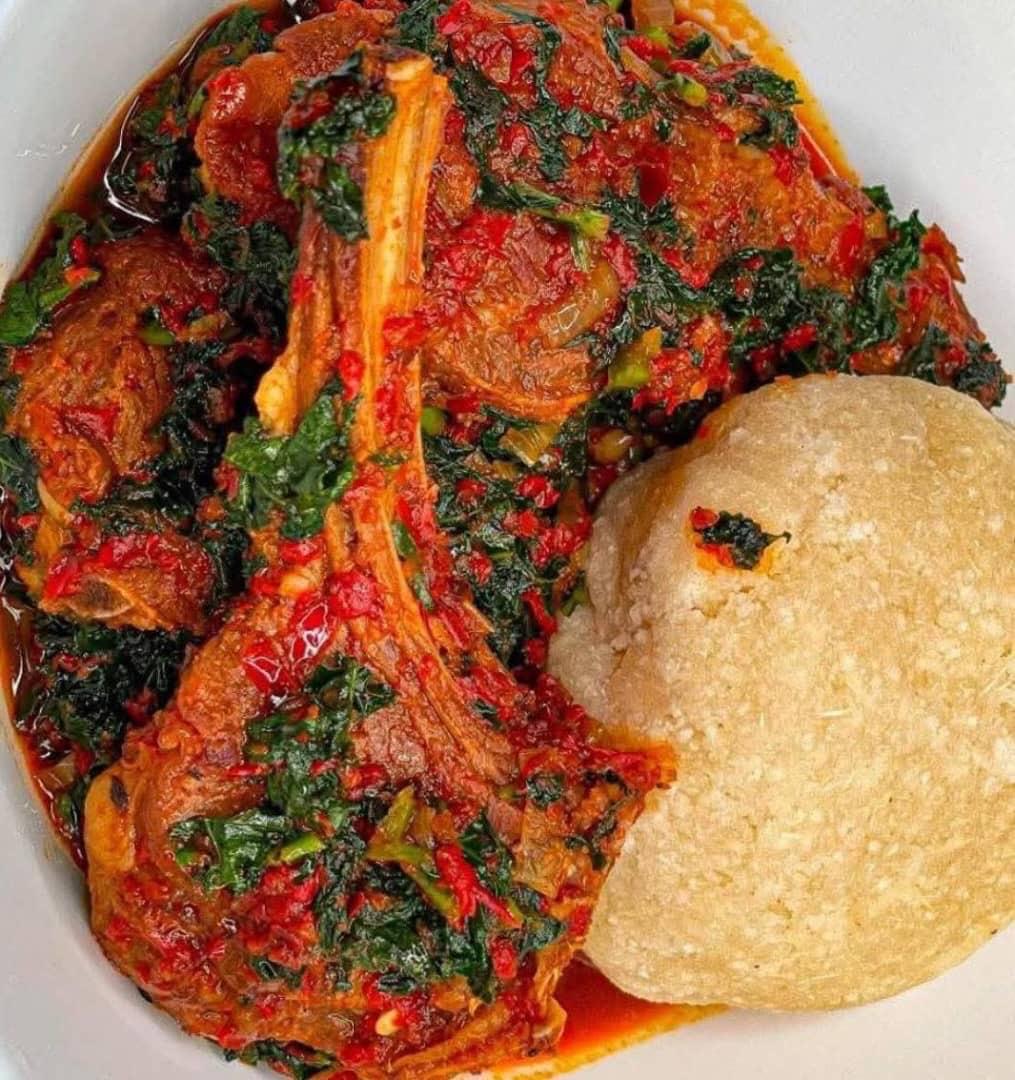Traditional Afang Soup